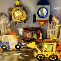 Tết Trung thu Trẻ em Hoạt hình Âm nhạc di động Đèn lồng khủng long Mẫu giáo Handmade D 8.13