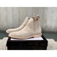 Tết Xả Mới - CHELSEA BOOT GIÀY NAM CAO CỔ DA LỘN MÀU TAN HOT TREND AL6 . ' # '