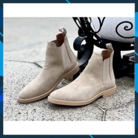 Tết Xả Mới - CHELSEA BOOT GIÀY NAM CAO CỔ DA LỘN MÀU TAN HOT TREND AL6 . ｡ '