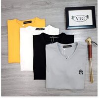 Tết XẢ (Sỉ = Lẻ) ÁO THUN TRƠN NAM CỔ TIM 4 MÀU * ↺ ¹ . 1 *