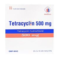 Tetracyclin 500mg Domesco 20 vỉ x 10 viên – Điều trị nhiễm khuẩn