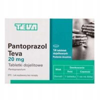 TEVA Pantoprazole 20 mg thuốc điều trị  ợ nóng trào ngược 14 viên