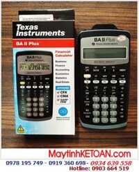 Texas BAI II, Máy tính tài chánh thí CFA Texas BA II Plus chính hãng| CÒN HÀNG