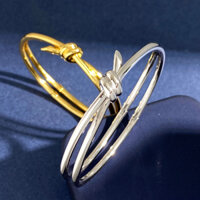 TFY Vòng tay NÚT bạc không gỉ vòng đeo tay nữ