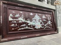 TG63 Tranh Đồng Quê Khảm Ốc Giá Rẻ ( Anh Thanh, Ninh Thuận )