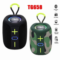 Tg658 Loa Bluetooth Di Động Loa Siêu Trầm Không Dây Cột Có Đèn LED Mini Bass FM TF BT Chơi Nhạc Cho Android IOS Điện Thoại Thông Minh PC Laptop