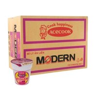 TH 24 LY MÌ MODERN BÒ RAU THƠM 65GR- 01108