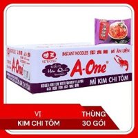 TH 30 GÓI MÌ A ONE KIM CHI TÔM 85GR- 26266