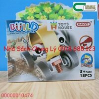 TH-403(Y)  Bộ lắp ghép 4 mô hình ô tô 18 chi tiết Toyhouse