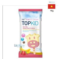 TH TopKid Kem que vị dâu-hương chuối tự nhiên