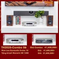 TH2025-Combo 06 | Mua Loa Dynaudio Evoke 10 Tặng Ngay Ampli Marantz NR 1200
