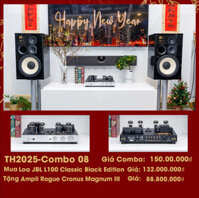 TH2025-Combo 08 | Mua Loa JBL L100 Classic Black Edition Tặng Ngay Ampli Đèn Rogue Cronus Magnum III