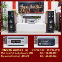 TH2025-Combo 12 | Mua Loa Polk Audio Legend L800 Tặng Ngay Ampli Luxman L-550AX Mark II
