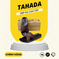 [TH51] Dép Nam Quai Ngang TAHADA Da Bò Cao Cấp Dr. Mana, Thiết Kế Thời Trang, Sang Trọng, Bền Đẹp