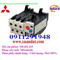 THA02-315 - Rơle nhiệt bảo vệ quá tải TH-T25 5A dùng cho S(D)-T21, S(D)-T25, S(D)-T35, S(D)-T50