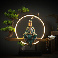 Thác Khói  Đèn Led Quan Âm 3( Tổng Kho Dụng Cụ Trầm Hương)