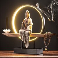 Thác Khói Phật Bà Đèn LED( Tổng Kho Dụng Cụ Trầm Hương)