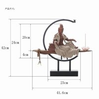 Thác Khói Phật Bà Đọc Sách Đèn LED Cao Cấp [Tổng Kho Dụng Cụ Trầm Hương]