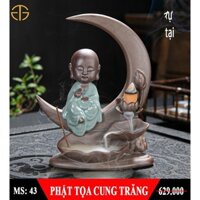 THÁC KHÓI TRẦM HƯƠNG PHẬT TỌA CUNG TRĂNG