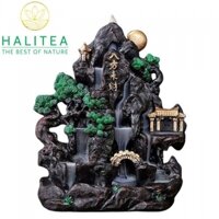 Thác Khói Trầm Hương Tiểu Cảnh Nam Sơn Hùng Vỹ