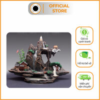 Thác khói trầm hương tiểu cảnh, nhiều mẫu (chất liệu bột đá), [Ngũ vị Trầm Hương]