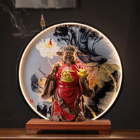 Thác khói trầm hương tượng thần tài đèn led CD1095