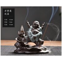 Thác khói xông trầm biểu tượng Phật Di lặc