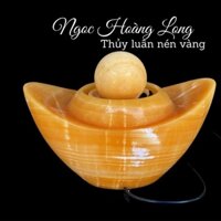 Thác Nước, Phong Thuỷ Luân Hình Thỏi Vàng - ngang 35cm