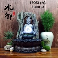 Thác nước phong thủy mini để bàn hình phật