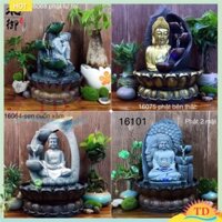 Thác nước phong thủy-Thác phong thủy mini để bàn hình phật (Tùy chọn 20 mẫu)