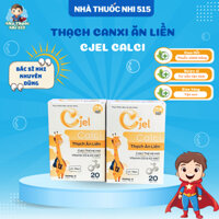 Thạch ăn liền Cjel Calci D3K2 bổ sung calci, vitamin D3 và vitamin K2