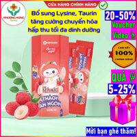 Thạch ăn ngon Ích Nhi Bổ sung Lysine, Taurin tăng cường chuyển hóa, hấp thu cho bé-Hộp 21 túi x30g