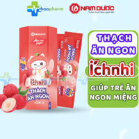 Thạch ăn ngon Ích Nhi hộp 21 túi, bổ sung Lysine, Taurin tăng cường chuyển hóa, hấp thu, giúp trẻ phát triển chiều cao