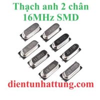 THẠCH ANH 16MHZ SMD, TẠO XUNG TẦN SỐ CAO HAI CHÂN