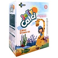 Thạch Canxi JELLY CALCI Tăng chiều cao cho trẻ, bổ sung canxi cho bé, bà bầu, mẹ sau sinh ( hộp 20 gói)