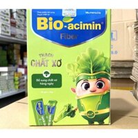 Thạch chất xơ Bio Acimin fiber bổ sung chất sơ giảm táo bón bé bị tiêu chảy đầy bụng, khó tiêu rối loại hệ vi sinh