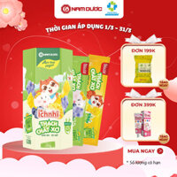 Thạch chất xơ Ích Nhi, bổ sung chất xơ hòa tan giúp nhuận tràng, hỗ trợ tiêu hóa cho bé, cân bằng hệ vi sinh, 21 túix30g