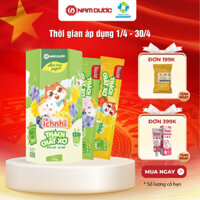 Thạch chất xơ Ích Nhi, bổ sung chất xơ hòa tan giúp nhuận tràng, hỗ trợ tiêu hóa cho bé, cân bằng hệ vi sinh, 21 túix30g