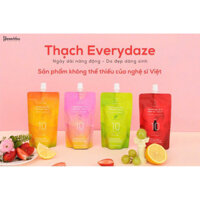 Thạch collagen dinh dưỡng, giảm cân Konjac Jelly hỗ trợ giữ dáng, đẹp da, - hộp 10 gói vị hoa quả