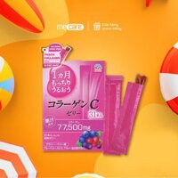 Thạch Collagen Nhật Bản Vitamin C Jelly hương blueberrry và sori Earth Beauty phục hồi tái tạo nuôi dưỡng sụn khớp