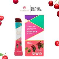 Thạch Collagen Vitamin BEAUTY STORY Vị Tart Cherry Hàn Quốc - 20g x 15 tuýp