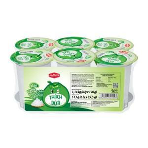 Thạch dừa Ánh Hồng lốc 6 ly 190g