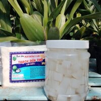 Thạch dừa thô khô hồng vân combo 5kg+5 lọ hương