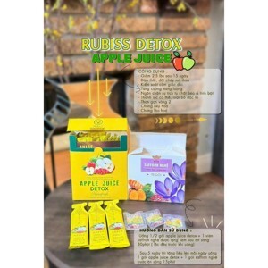 Thạch giảm cân Saffron detox hộp 15 gói