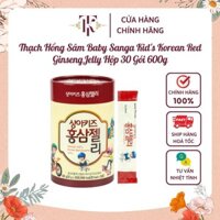 Thạch Hồng Sâm Baby Sanga Kid's Korean Red GinsengJelly Hộp 30 Gói 600g