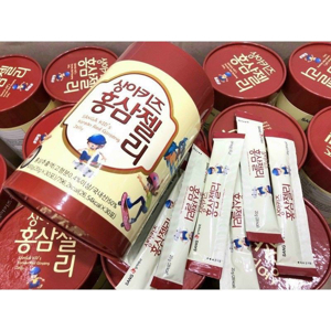 Thạch hồng sâm trẻ em Sanga Hàn Quốc hộp 30 gói * 10ml