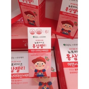 Thạch hồng sâm YUYU Hàn Quốc set 20 gói (trẻ từ 8 tháng-10 tuổi)