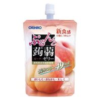 Thạch Orihiro vị đào dạng túi đứng 130g