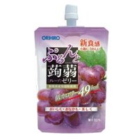 Thạch Orihiro vị nho tím dạng túi đứng 130g