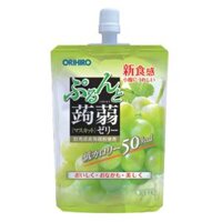 Thạch Orihiro vị nho xanh dạng túi đứng 130g